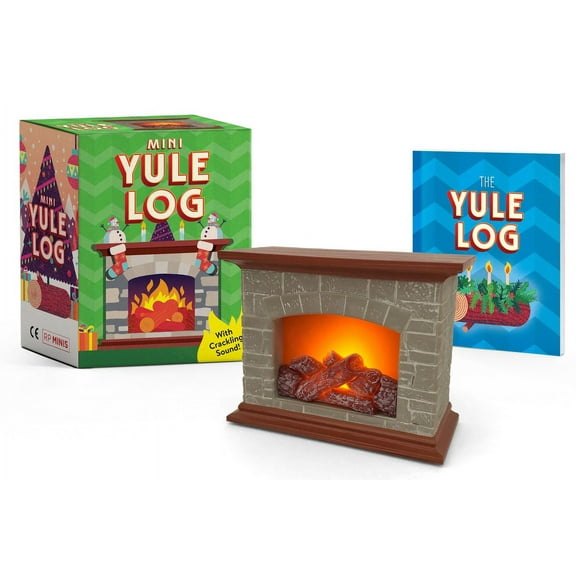Rp Minis Mini Yule Log: With Crackling Sound!, (Hardcover)