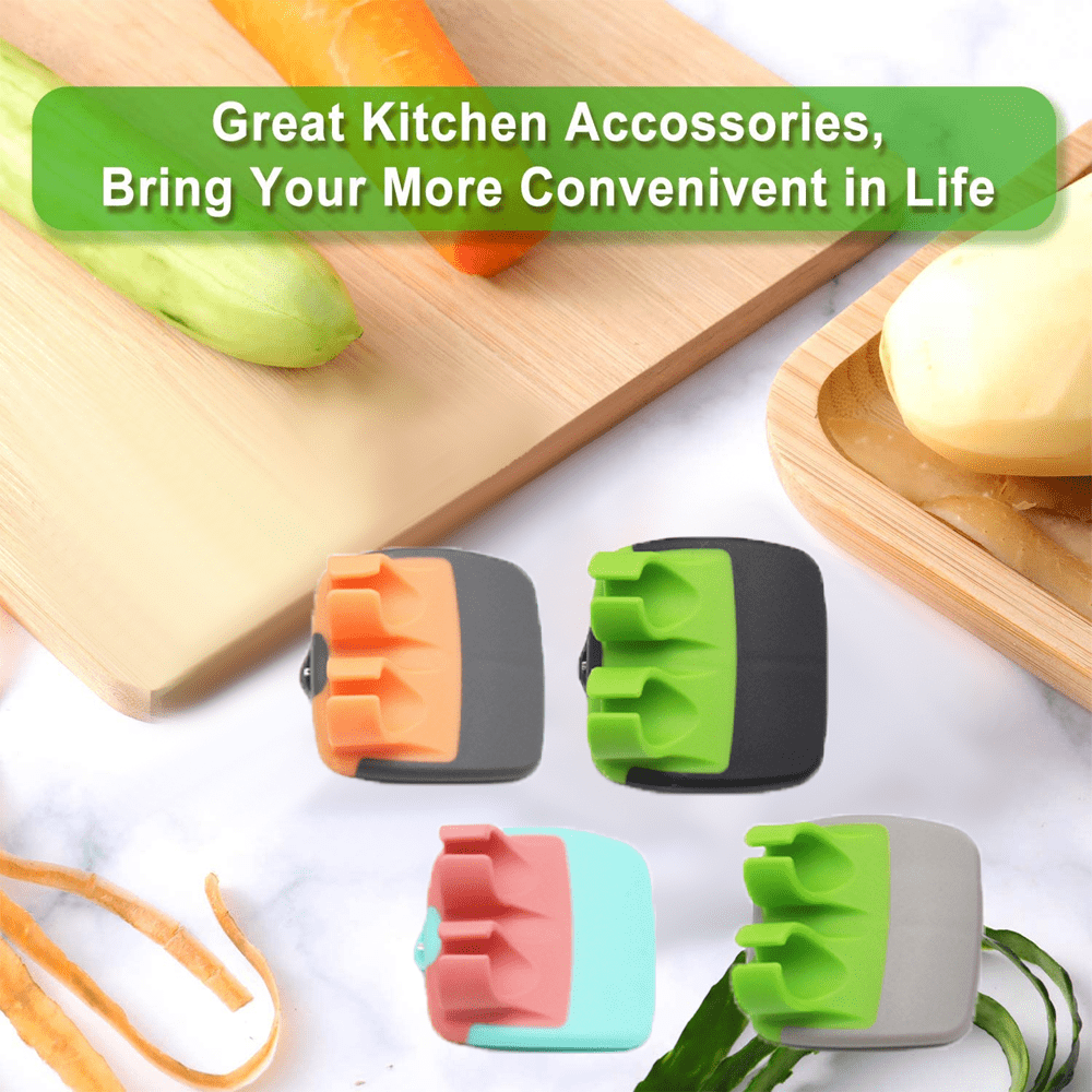 Finger Grip Vegetable Peelers for Kitchen - Silicone Kitchen Mini Potatoes  Peeler Fruit and Vegetable Peeler Kitchen Peeler Tool - Potato Peeler Hand