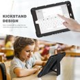 thumbnail image 4 of XYX Case for iPad 9.7 inch/iPad 6th/5th Gen/Air 2, Dual Layer Slim Heavy Shockproof Rugged Protective Cover Case with Kickstand (Black), 4 of 7