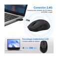 thumbnail image 3 of Mouse Inalámbrico Bluetooth Recargable Ergonomía 2.4g 3modos negro, 3 of 5