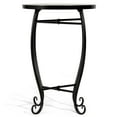 thumbnail image 5 of Topbuy Outdoor Plant Stand Top Round Accent Steel Table Garden Green, 5 of 8