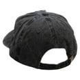 thumbnail image 3 of Mechanic Embroidered Washed Solid Pigment Dyed Cotton Twill Brass Buckle Cap - Black OSFM, 3 of 5