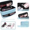 thumbnail image 4 of ARLMEGOR Estuche de viaje de doble capa para secador de pelo/Shark Flexstyle/Dyson Airwrap y accesorios para estilizador de cabello Bolsa organizadora de almacenamiento portátil Bolsa de viaje para he, 4 of 5