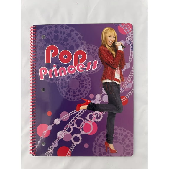 Pop Princess Disney Hannah Montana Spiral Notebook
