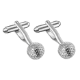 thumbnail image 1 of Cufflinks Creative - Pelota de golf para hombre, chapada en plata, 1 of 3