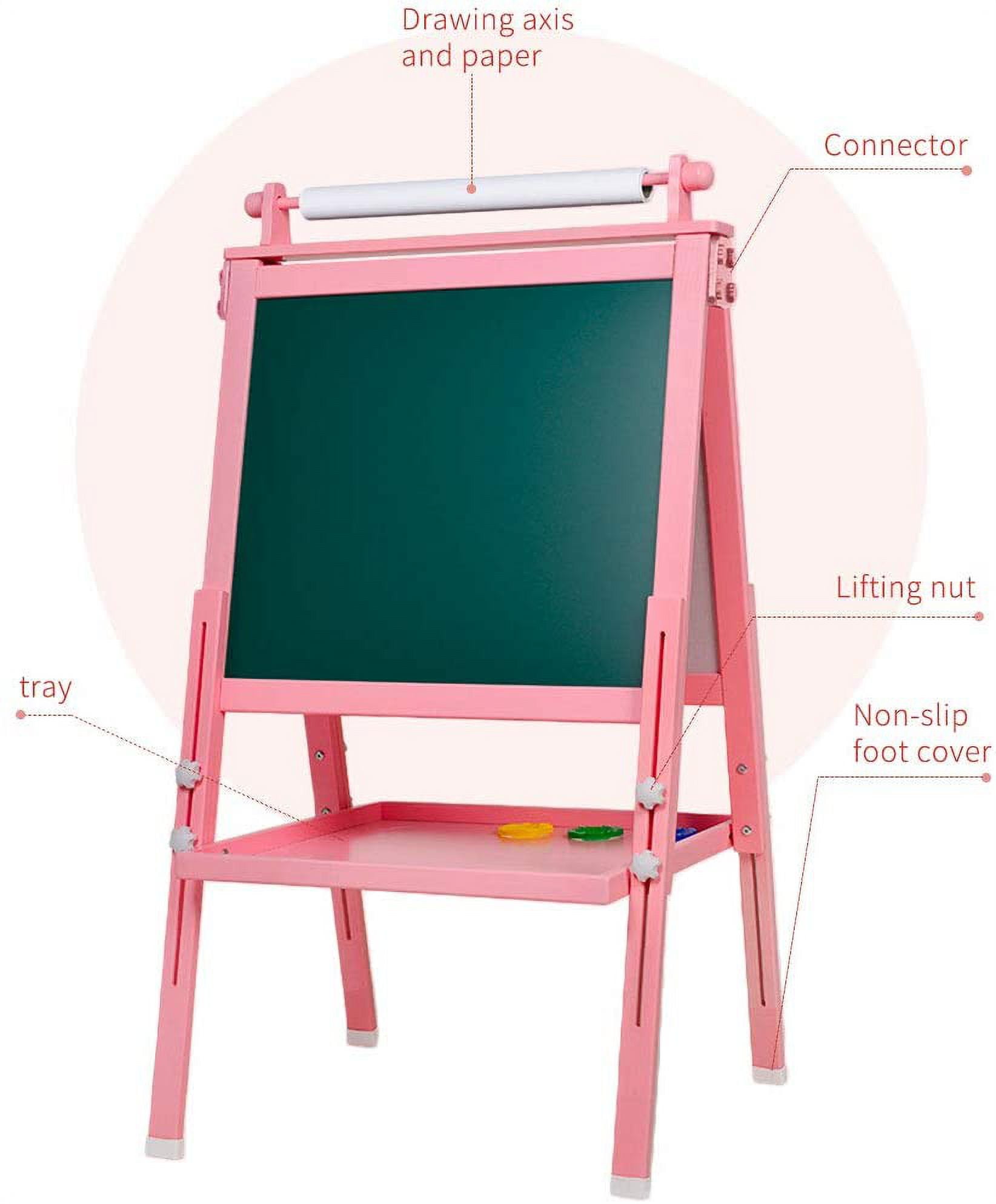 Arkimiido Kids Foldable Chalkboard/Whiteboard Easel - 48 x 23 (Pick- –  Make & Mend