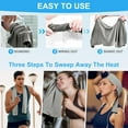 thumbnail image 2 of 4 Pack Cooling Towels for Necks Sports Cooling Towel Soft Breathable Microfiber Cooling Neck Towels for Hot Weather Running, Gym, Workout, Camping, 40"x12", 2 of 7