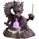 thumbnail image 4 of Dragon Backflow Incense Burner Handmade Ceramic Incense Holder Figurine Incense Cone Holders Home Decor Gift Decorations Statue Ornaments (Dragon Burn, 4 of 4