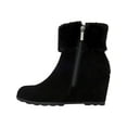 thumbnail image 2 of Alfani Women's Oreena2 Suede Almond Toe Ankle Cold Weather Boots Black Size 9.5M, 2 of 3