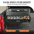 thumbnail image 6 of VEVOR Truck Bed Storage Box, Lockable Lid, Waterproof ABS Wheel Well Tool Box 6.6 Gal/20 L, Compatible with Chevrolet Silverado 1500 GMC Sierra 1500 2019-2020, Driver Side, Black, 6 of 10