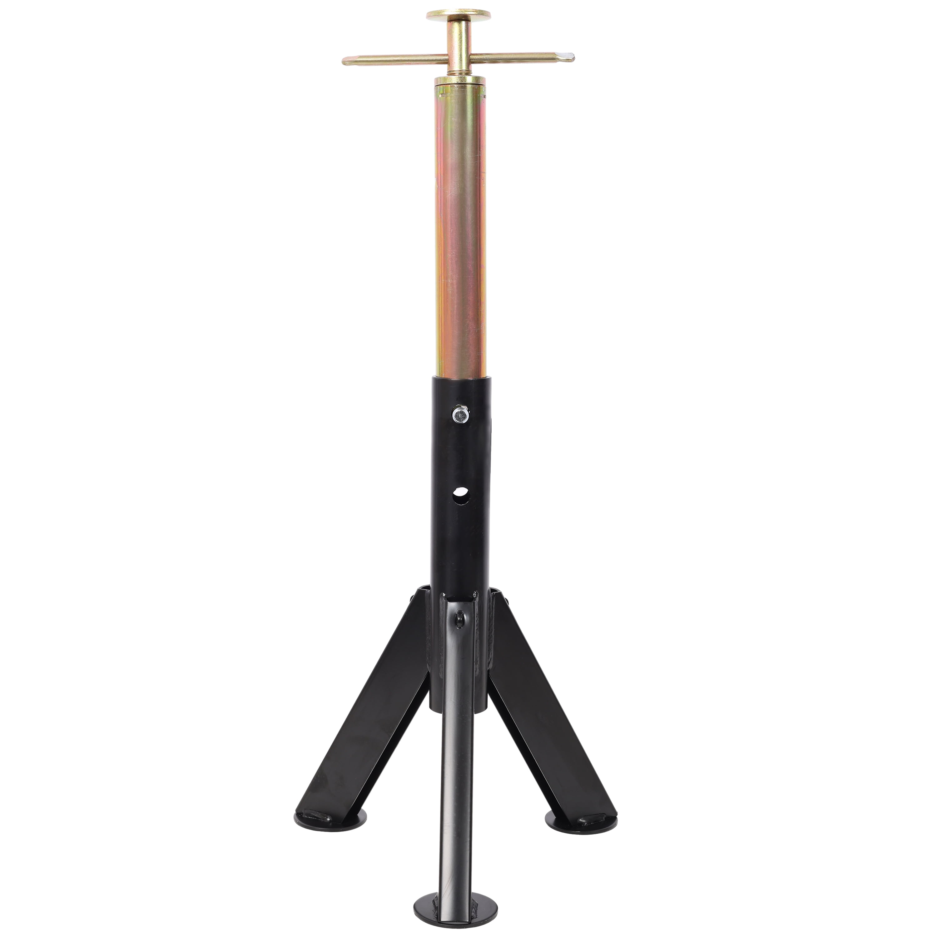 Olurrisa RV Adjustable Telescoping Stabilizer Jack Stand, Supports Stabilizer Jacks,16 to 30 Inches Adjustabe Height,6,000 Pound Capacity,Black Color, 2PACK