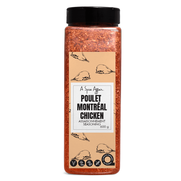 Montreal Chicken Seasoning 600g (21.2 oz) A Spice Affair Large Shaker