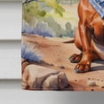 thumbnail image 4 of Dachshund Cowboy Welcome House Flag, 4 of 5