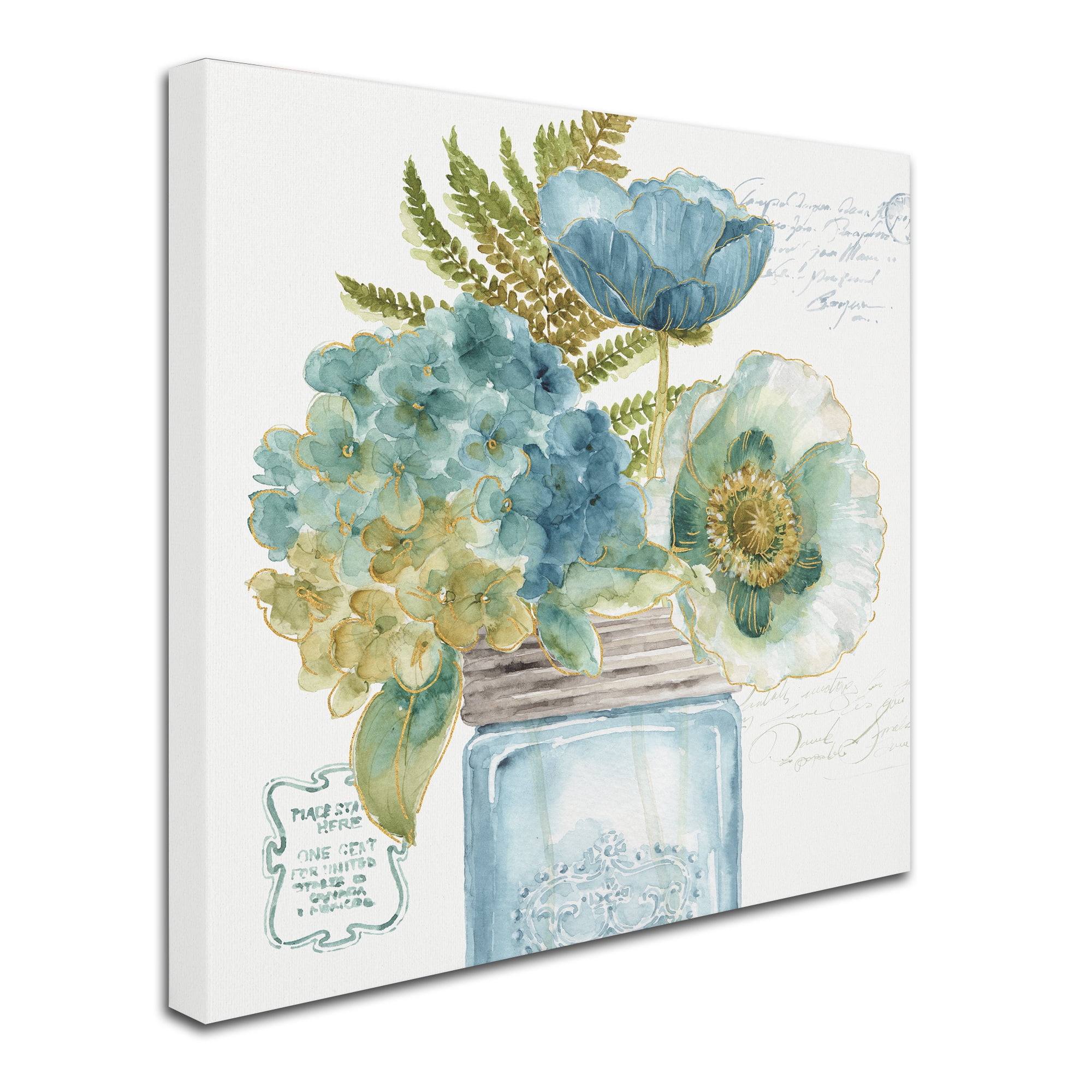 Trademark Fine Art "My Greenhouse Bouquet III" Canvas Art by Lisa Audit