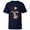 Navy, variant on Disney Wish Star and Bunny Magic Happens - Short Sleeve T-Shirt for Kids - Customized-White