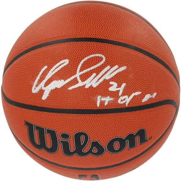 Dominique Wilkins Atlanta Hawks Autographed Wilson Authentic Series Indoor/Outdoor Basketball with "HOF 06" Inscription - Fanatics Authentic Certified