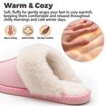 thumbnail image 2 of BERANMEY Women's Fuzzy Memory Foam Slippers Ultra Plush Warmth Memory-Foam Support & Stylish Cozy Design Non-Slip Rubber Sole Indoor & Outdoor House Slippers for Women Perfect Christmas Gift, 2 of 8