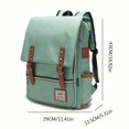 thumbnail image 2 of Retro Casual Oxford Cloth Backpack, Outdoor Travel Backpack School Bag, 2 of 5