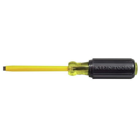 

Klein Tools 620-4 1/4 in. Cabinet Tip 4 in. Shank Coated Screwdriver