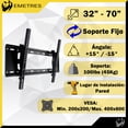 thumbnail image 2 of Base para TV Emetres Soporte Fijo para Pantalla Television 32 50 55 65 70 Pulgadas negro, 2 of 8