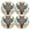 Beige, variant on Ryvnso Owl on Tree Pattern Round Plate Mats Dining Table Placemat Set of 4 for Holiday Decoration