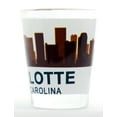 thumbnail image 3 of Charlotte North Carolina Sunset Skyline shot glass, 3 of 3