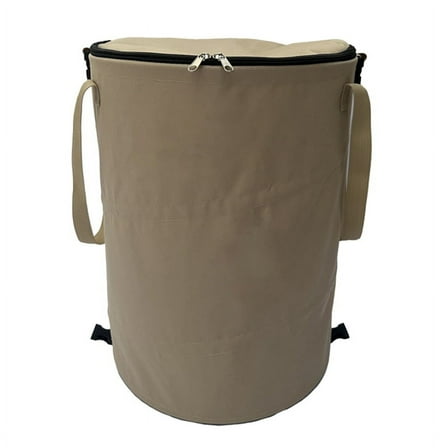 1 * outdoor trash can-Brown