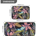 thumbnail image 3 of SKYSONIC Kitchen Mats (Exotic Tropical Leaves) 2 Pcs Set, Anti Fatigue Kitchen Rugs Cushioned Water Absorbant Non Slip Comfort Floor Mats for Kitchen Bedroom Liveing Room Bathroom, 3 of 7