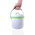 thumbnail image 3 of ANBAR 1 Gallon Kitchen Compost Bin Bucket Complete with Silicone Handle Lid, Charcoal Filter and 20 Compostable and Biodegradable Bag Liners, 3 of 5