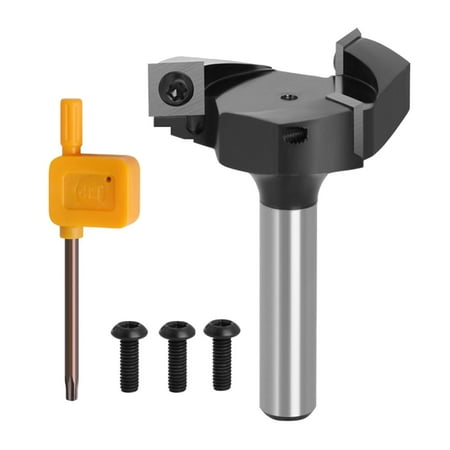 

CNC Spoilboard Surfacing Router Bit for Carpenter Carving Woodworking Tools 0.5Inch Shank