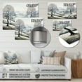 thumbnail image 4 of Designart "Countryside Grey Simplicity Landscape I" Countryside Metal Wall Art Prints, 4 of 5