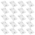 thumbnail image 4 of Miangastore Window Blind Accessories Parts Silver 20Pcs 2.2X1.7X0.2In, 4 of 9