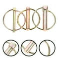 thumbnail image 1 of Minkissy 30 Pcs Pince en Forme de O Galvanisée Anti-Rouille pour Tracteur Agricole et Industriel, 1 of 4