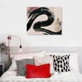 thumbnail image 5 of Orinice Black Line Abstract Art Neutral Abstract Canvas Wall Art Boho Trendy Poster Print Mid Century Modern Line Art Black and Beige Pictures Modern Abstract Neutral Pictures Wall Art  20x16in, 5 of 6