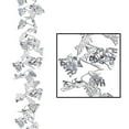 thumbnail image 2 of Beistle 25' Gleam 'N Flex Happy 25th Garland; Silver 4/Pack 57674, 2 of 2
