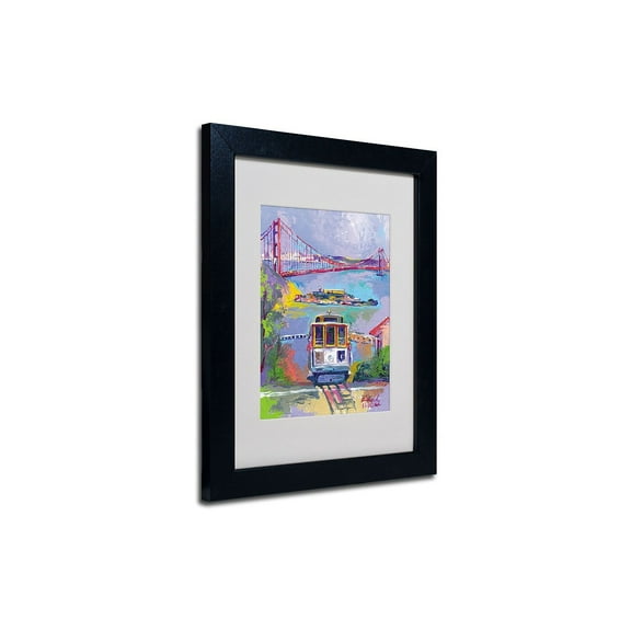 Richard Wallich 'San Francisco 2' Matted Framed Art