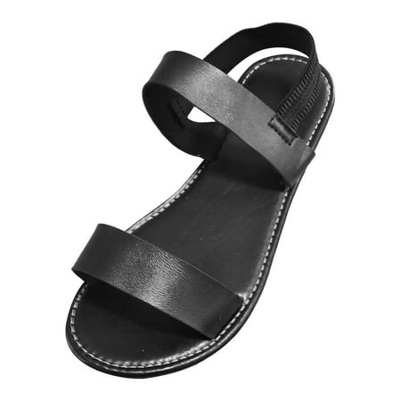 

PEASKJP Summer Sandals for Women Dressy Women s Casual Strappy Sandals Gladiator Sandals Women for Work Walking Casual Shoes (Black 9)