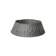 thumbnail image 1 of Langgg Naturally Designed Christmas Tree Base Crafted Water Hyacinth Woven Patterns Easy gray medium size, 1 of 5