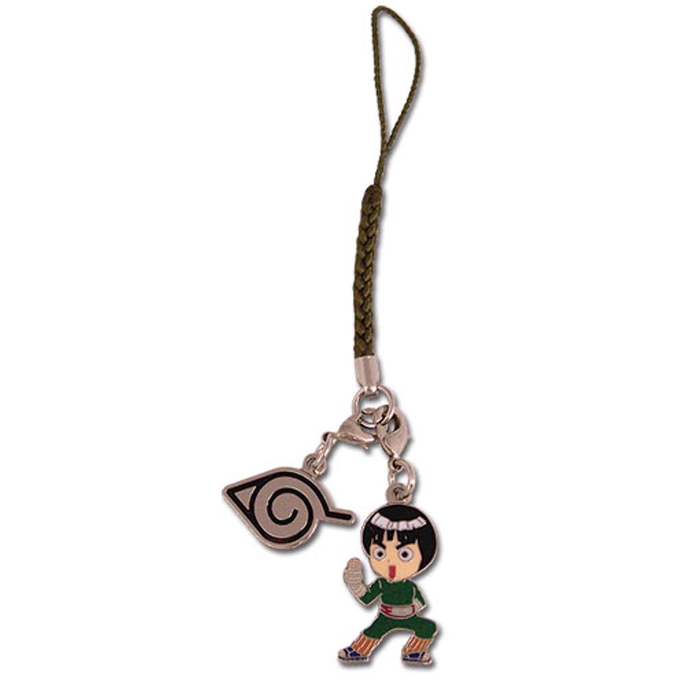 Cell Phone Charm Naruto New Naruto Swirl and Rock Lee Anime ge8222