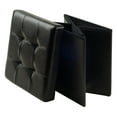 thumbnail image 4 of Winsome Ashford Faux Leather Ottoman with Storage, 4 of 5