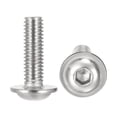 thumbnail image 1 of Unique Bargains M6 x 20mm 304 Stainless Steel Flanged Button Head Socket Cap Screws 20 Pack, 1 of 5