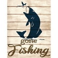 thumbnail image 3 of Allen, Kimberly 19x24 Black Modern Framed Museum Art Print Titled - Gone Fishing, 3 of 5