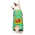 thumbnail image 1 of Balery Avocado Keep Calm Sudadera con Capucha para Perros Pequeños – Ropa para Mascotas, Disfraz para Perros y Gatos, Ideal para Fiestas y Cosplay-XX-Large, 1 of 7