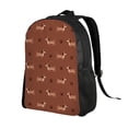 thumbnail image 2 of Disketp Dachshund Dog Puppy Mochila Unisex de Apertura Lateral Completa, Mochila para Laptop para Escuela, Trabajo y Viajes, 2 of 8