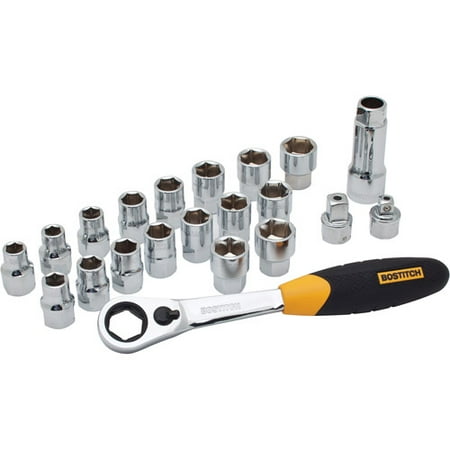 Bostitch 21pc Pass Thru Socket Set (3/8), BTMT72286