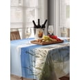 thumbnail image 6 of Watercolor Summer Beach Table Cloth 60x84 Inch Rectangle, Sun Umbrella Beach Chair Waterproof Tablecloth Washable Table Cover for Party Picnic Dinner Decor, 6 of 9