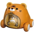 thumbnail image 1 of Coche de juguete, prensa infantil, simpático vehículo de carreras con catapulta para mascotas, juguete educativo - Tigres, 1 of 5