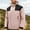 Pink, variant on Mens Lightweight Jackets Casual Fashion Solid Color Windbreaker Hooded Raincoat Jacket Long-Sleeved Hooded Zipper Pocket Stormtrooper Jacket