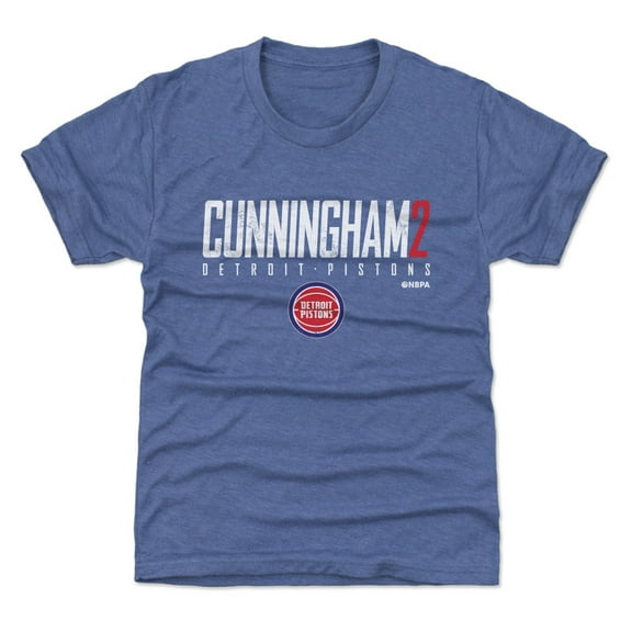 Youth 500 Level Cade Cunningham Blue Detroit Pistons Elite T-Shirt