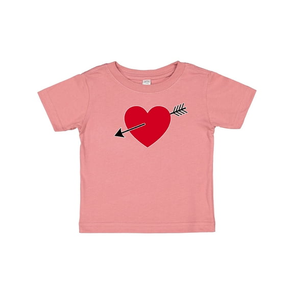 Inktastic Valentines Day Heart Arrow Boys or Girls Baby T-Shirt